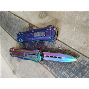 RAINBOW Miniature OTF Automatic Knife