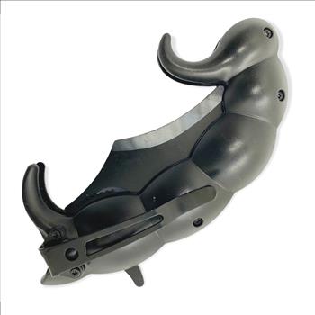 Spring Assisted Scorpion Tail Blue