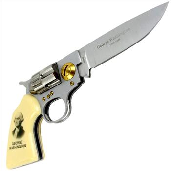 George Washington Gun Folding Knife