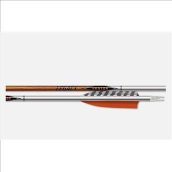 Easton Legacy Traditional Carbon Arrow 340 6pk 4? Feathers w/ Nocks 6.5mm 29761