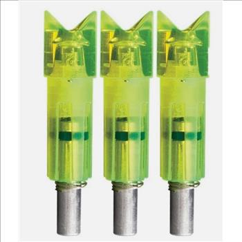 Lumenok Crossbow Nocks Green 2219 Moon 3 pk.