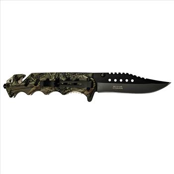 MASTER USA SPRING ASSISTED KNIFE - MU-A124B CAMO EDC FOLDING POCKET