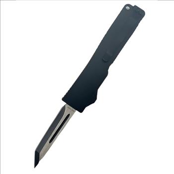 5 Inch OTF Automatic Knife Firecracker A1 - Black TANTO