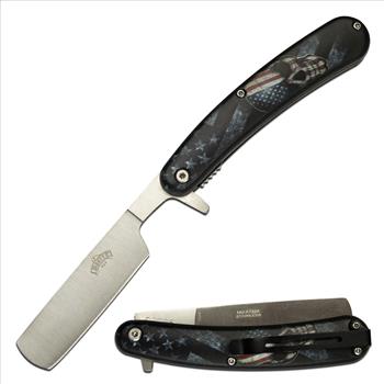 MASTER USA RAZOR KNIFE - MU-A122A SKULL FLAG