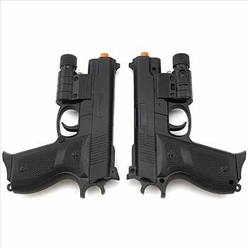 5 PIECE SPRING AIRSOFT SNIPER RIFLE GUN BUNDLE