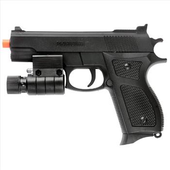 UKARMS M777R SPRING AIRSOFT PISTOL GUN w/ 1000 BBS 6MM .12g