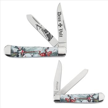 Elk Ridge - Gentlemen Trapper 2 Blade Manual Folding Knife  -  ER-2016MC