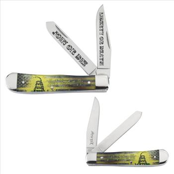 Elk Ridge - Gentlemen Trapper 2 Blade Manual Folding Knife  -  ER-2016YL