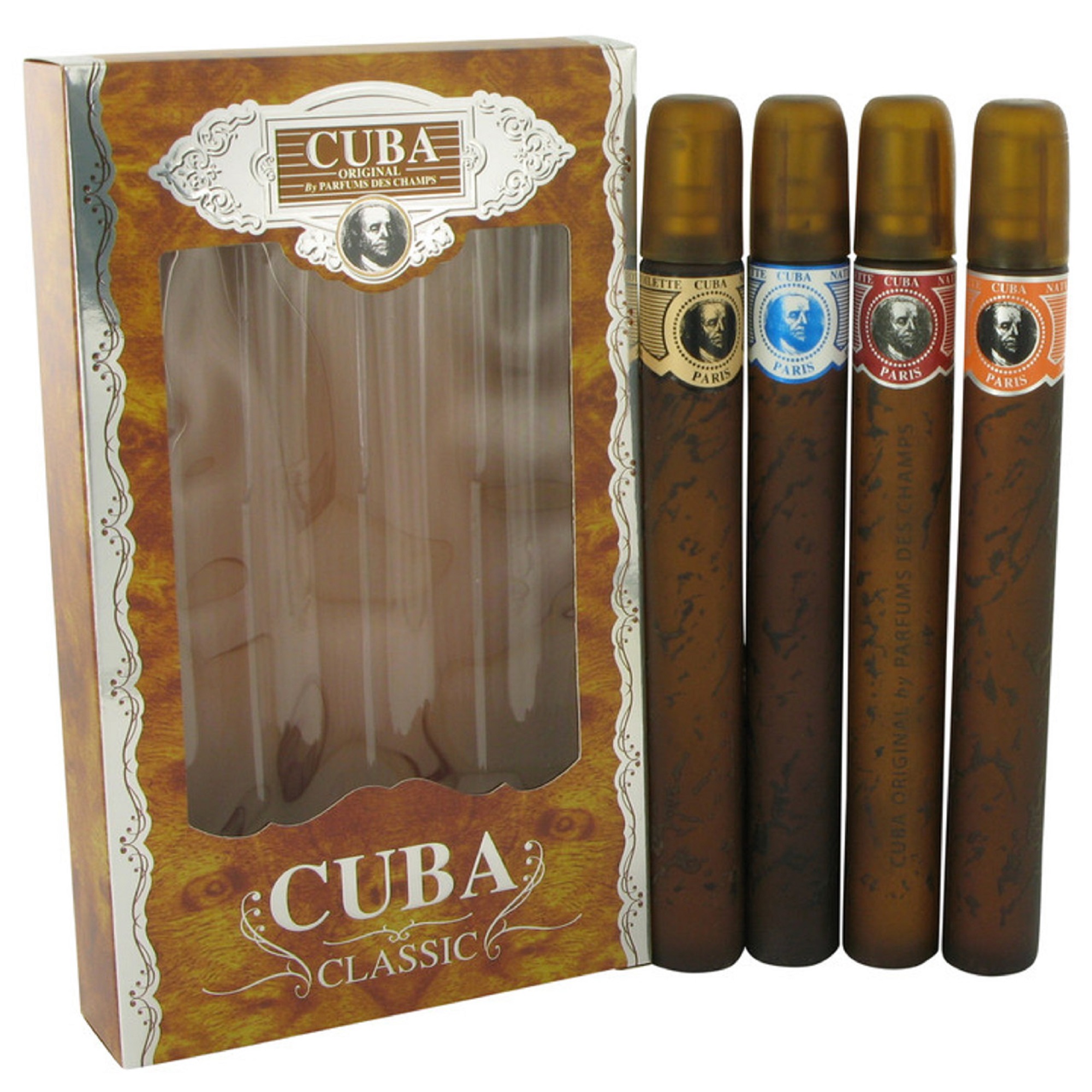 Cuba by Cuba for Men - 4 PC Gift Set