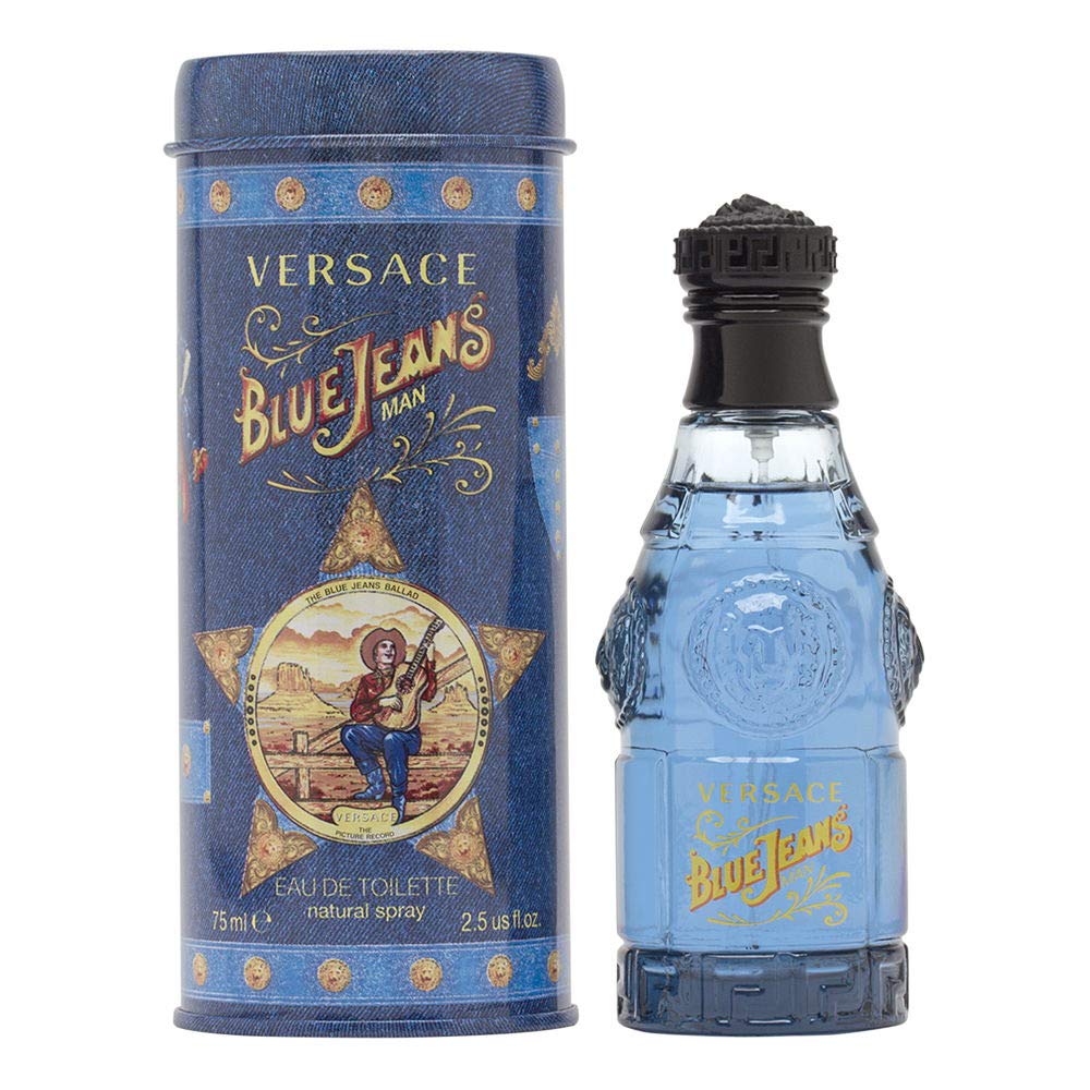 Gianni Versace Blue Jeans Men's 2.5-ounce Eau De Toilette Spray