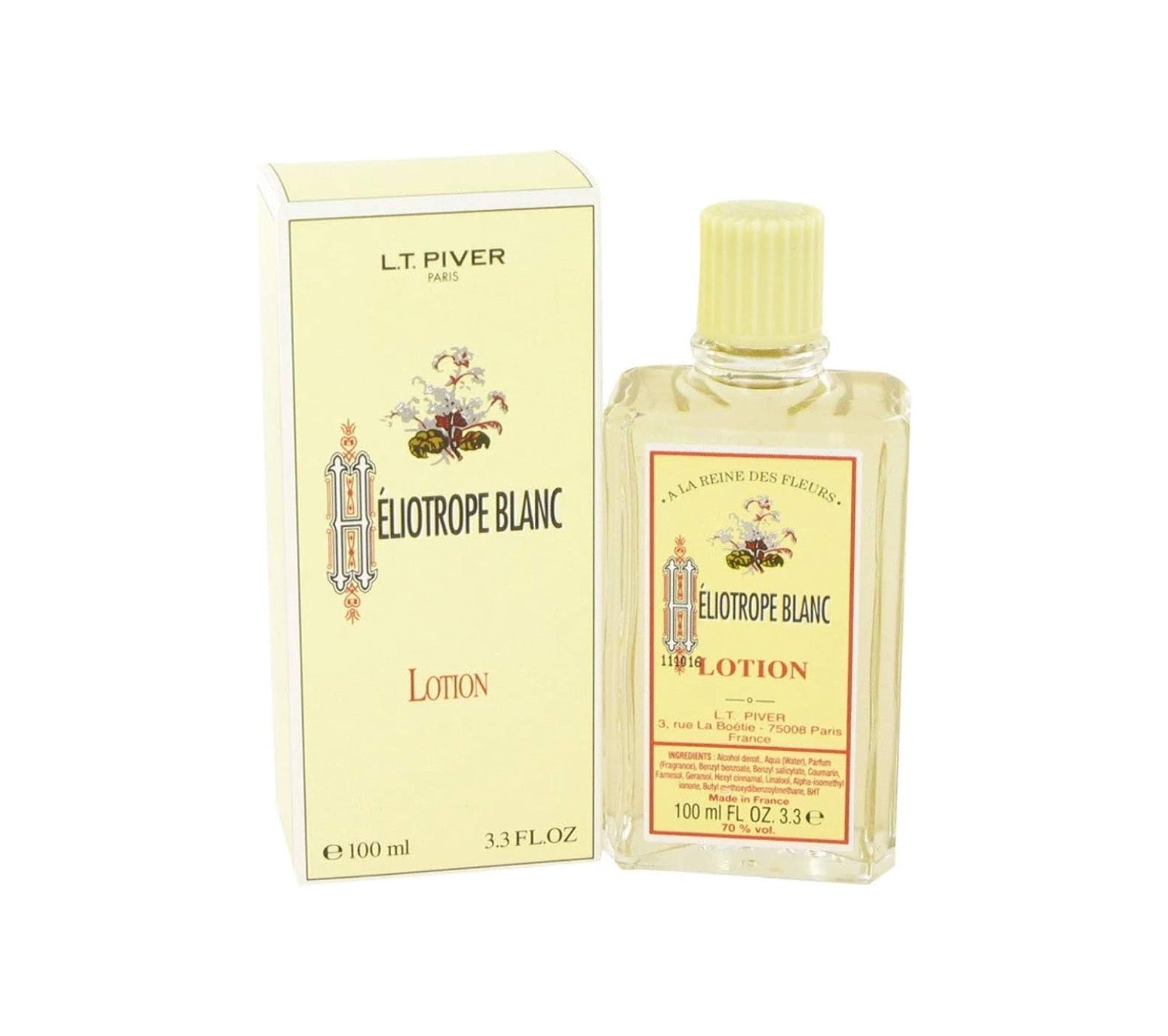 Heliotrope Blanc by L.T. Piver Lotion EDT 3.3 oz For Women