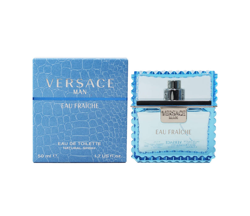 Versace Man Eau Fraiche EDT Spray 1.7 oz For Men