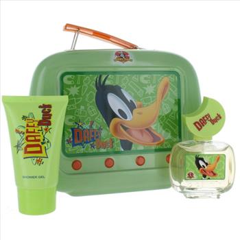 Gift Set Daffy Duck Tin Can 2 pcs EDT + Shower Gel Looney Tunes