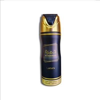 Lattafa Khamrah Perfumed Deodorant Spray 6.67 oz For Women