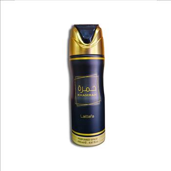 Lattafa Khamrah Perfumed Deodorant Spray 6.67 oz For Women