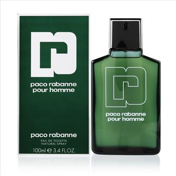 Paco Rabanne Pour Homme by Paco Rabanne, 3.4 Oz EDT Spray for Men