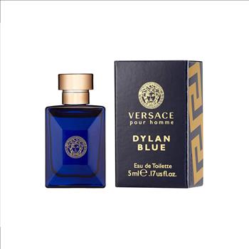 Pour Homme Dylan Blue by Versace EDT Spray 0.17 oz For Men