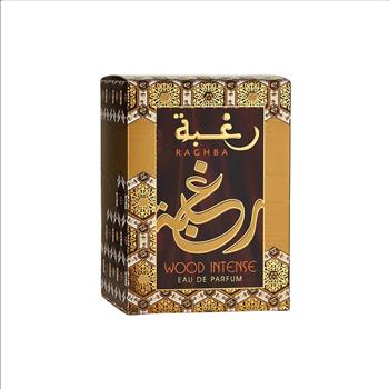 Raghba Wood Intense by Lattafa EDP Spray 3.4 oz For Men
