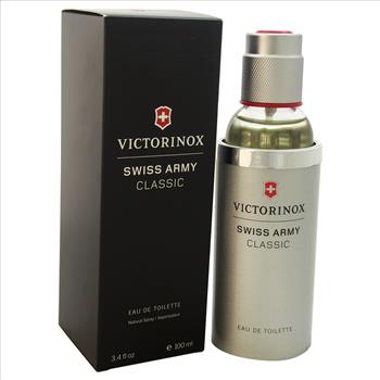 Swiss Army Classic Eau De Toilette Spray for Men, 3.4 Ounce