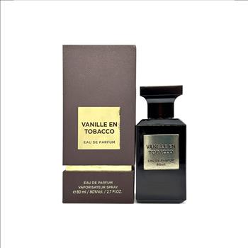Vanille En Tobacco by Fragrance World EDP Spray 2.7 Oz For Men