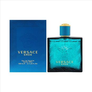 Versace Men's Eros Eau De Toilette Spray, 3.4 Oz
