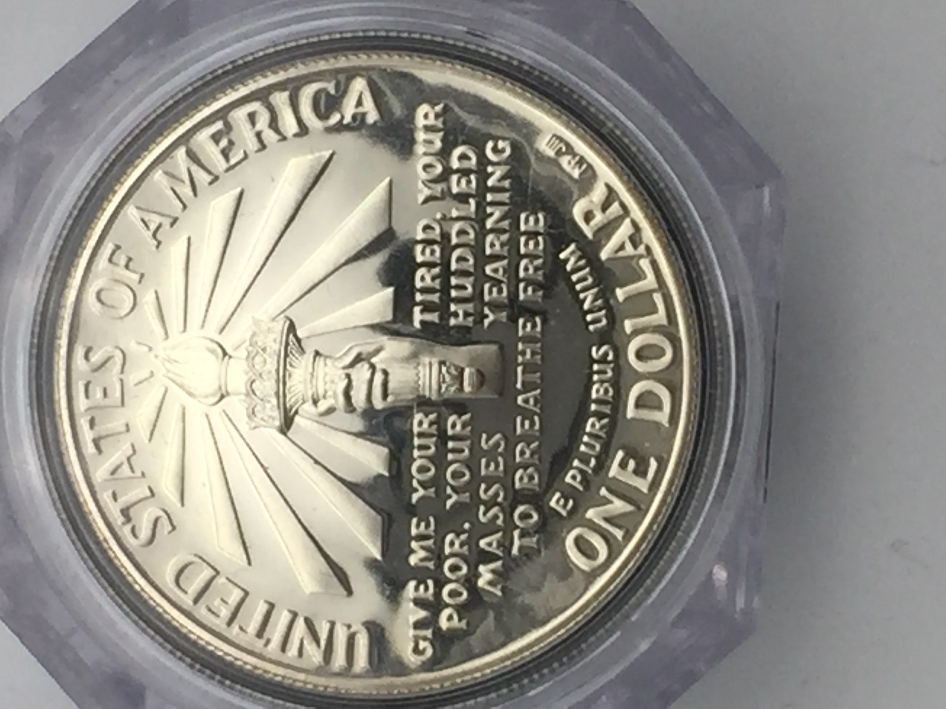 1986S Statue of Liberty Ellis Island Silver Dollar 90 Silver