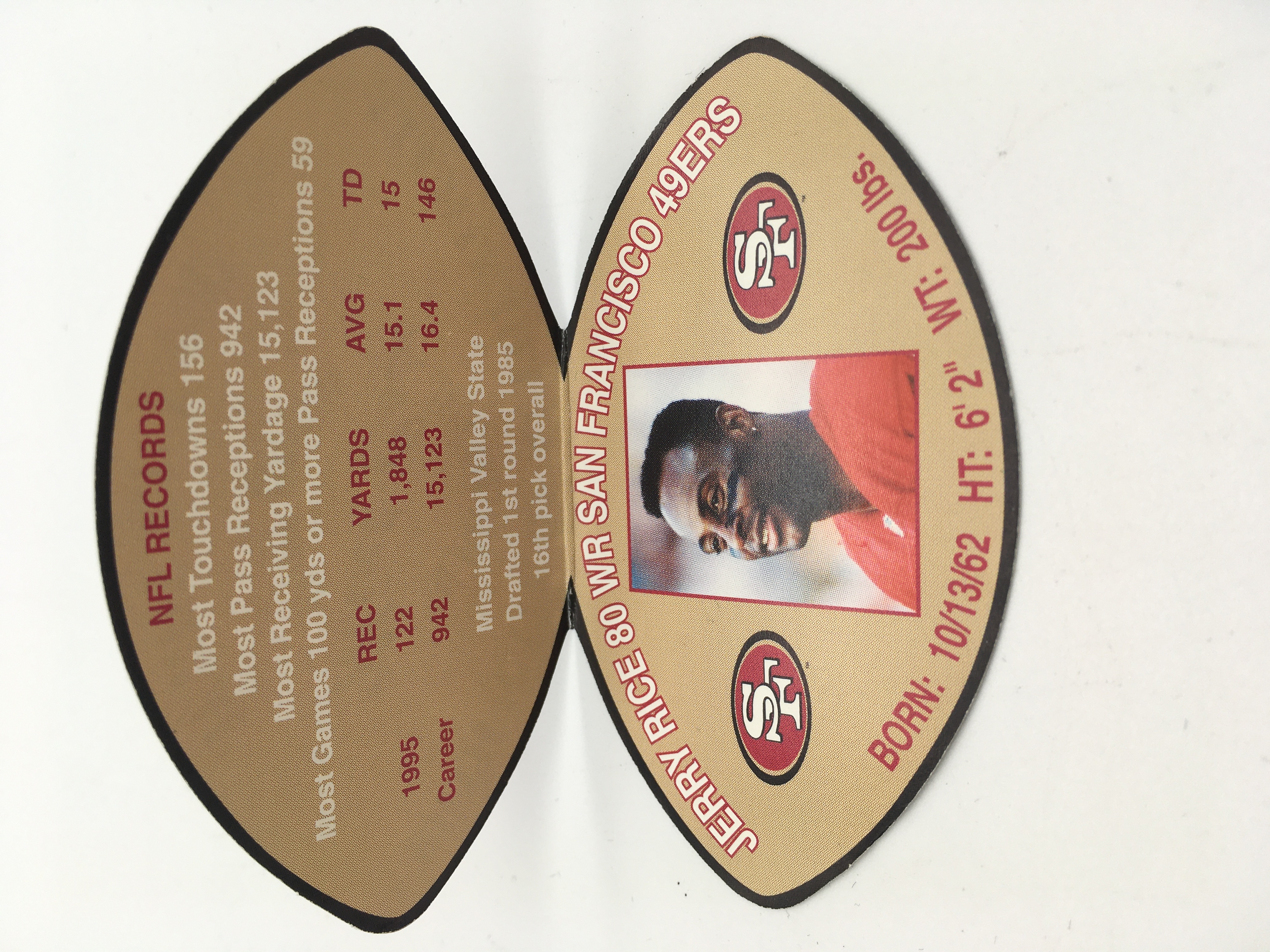 The Highland Mint San Francisco 49ers Jerry Rice #80 Limited Edition ...