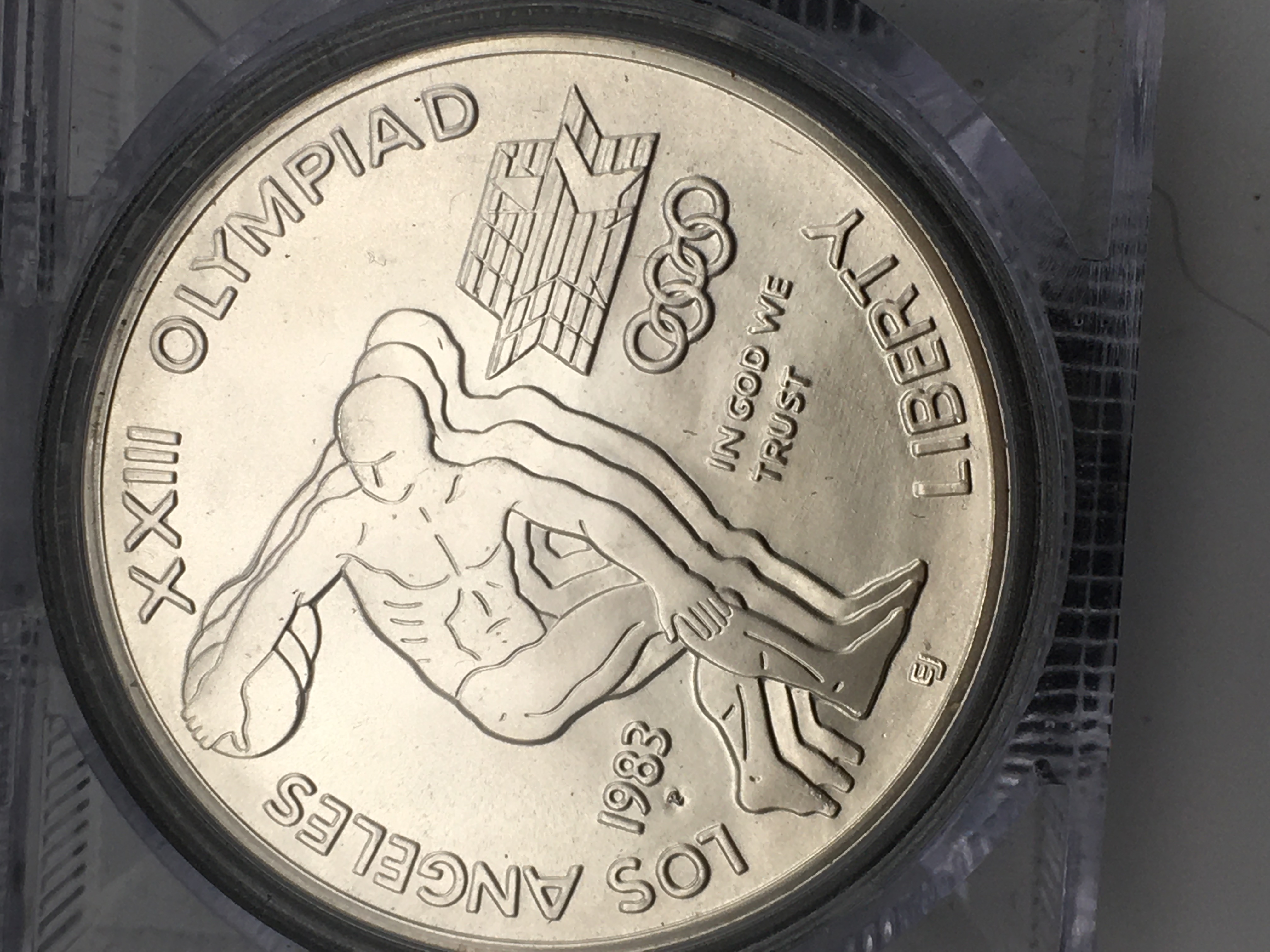 1983 Olympic Silver Dollar Coins