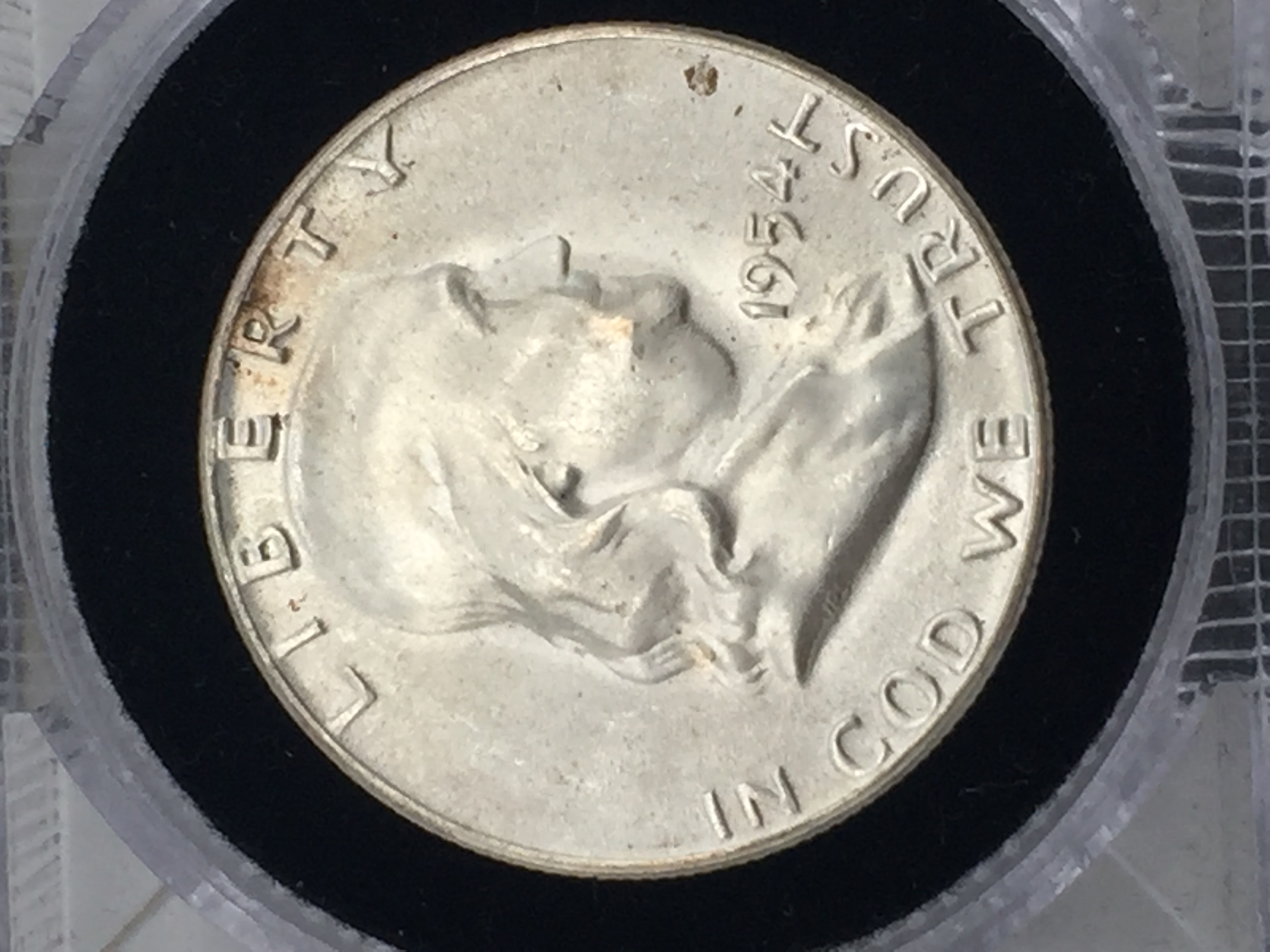 1954 Franklin Half Dollar Uncirculated | Property Room