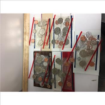 (5) United States Mint Uncirculated Coin Sets 1985-1989