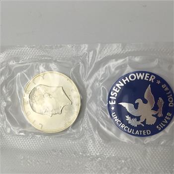 1972 Eisenhower Uncirculated Silver Dollar