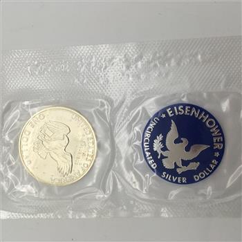 1972 Eisenhower Uncirculated Silver Dollar