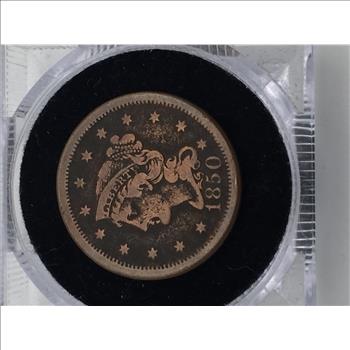 1850 large cent good condition