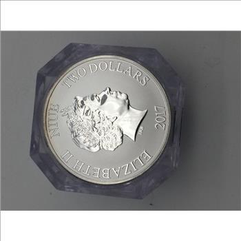 2017 NIUE Disney Steamboat Willie (Mickey Mouse) 1 oz Pure Silver Coin 