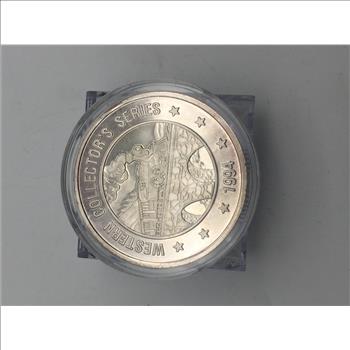 1994 .999 Fine Silver 1.5 oz Grand Casino Western Collectors Series Token