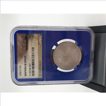 1858-O Seated Half Dollar Shipwreck Effect Rare Beautiful Coin 