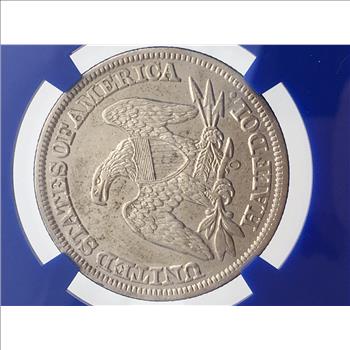 1858-O Seated Half Dollar Shipwreck Effect Rare Beautiful Coin 