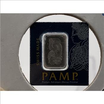1 Gram Platinum 999.5 Bar PAMP Suisse Bar