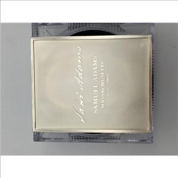 The Independence Hall Portrait Ingot Solid Sterling Silver 1oz Pure Silver Samuel Adams 