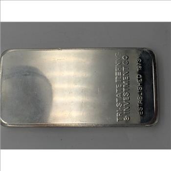 Vintage .999 Fine Silver 10 Troy Ounce Bar