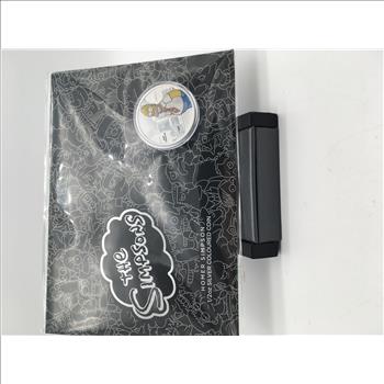 2020 Homer Simpson 1/2 oz Colorized Silver Coin 