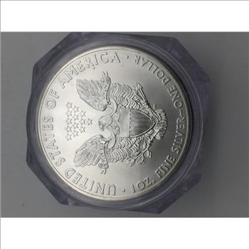 2014 American Eagle Silver Dollar Uncirculated 1oz Fine 999 Silver 