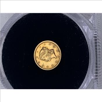 1849 TYPE 1 ONE DOLLAR GOLD COIN ORIGINAL 