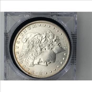 1886 Silver Morgan Dollar 90% Silver Uncirculated 
