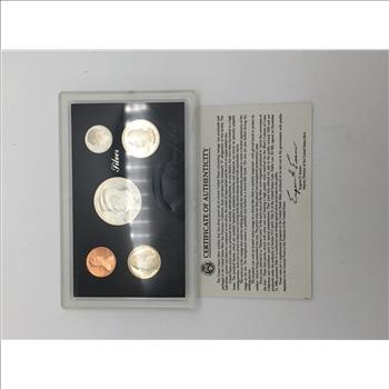 1992 United States Mint Silver Proof Set with COA 90% Silver 