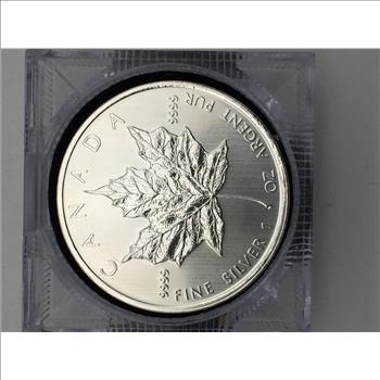 2011 Canadian Maple Leaf 1oz 9999 Fine Silver 