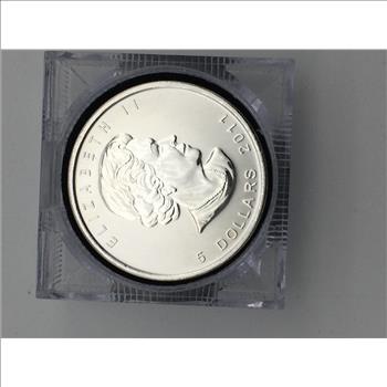 2011 Canadian Maple Leaf 1oz 9999 Fine Silver 