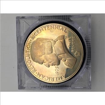 1975 American Revolution Bicentennial Commemorative Medal 90% Silver 