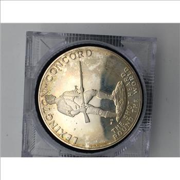 1975 American Revolution Bicentennial Commemorative Medal 90% Silver 