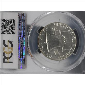 1956 Franklin Half Dollar PCGS MS65 “Bugs Bunny’ FS-401